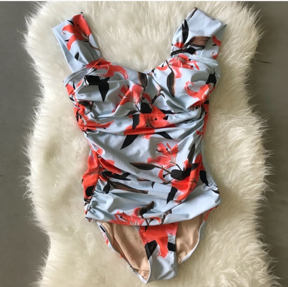Albion Fit Tessa Off the Shoulder Swimsuit